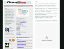 Tablet Screenshot of durafiber.com